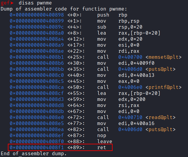 Set the breakpoint