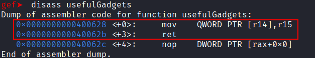 usefulGadgets Dissasembly
